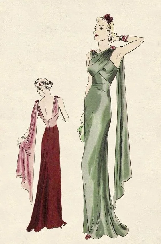 1930erne modetegning