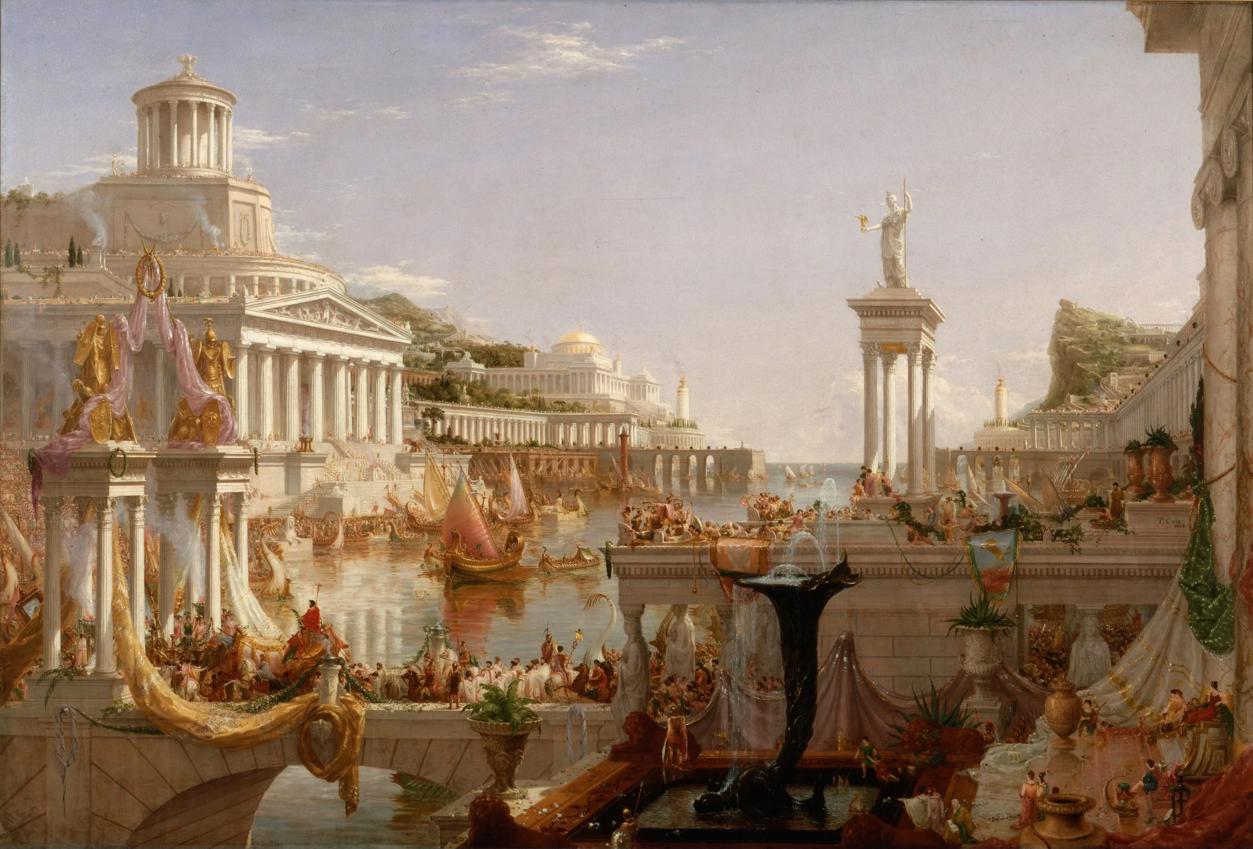 Painting by Thomas Cole - “The Consummation The Course of the Empire 1836”
