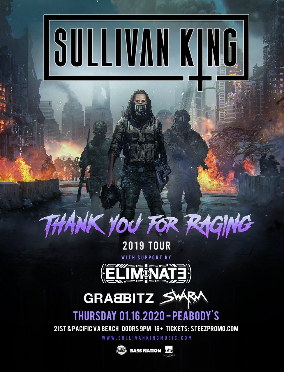 SULLIVAN KING - THANK YOU FOR RAGING TOUR