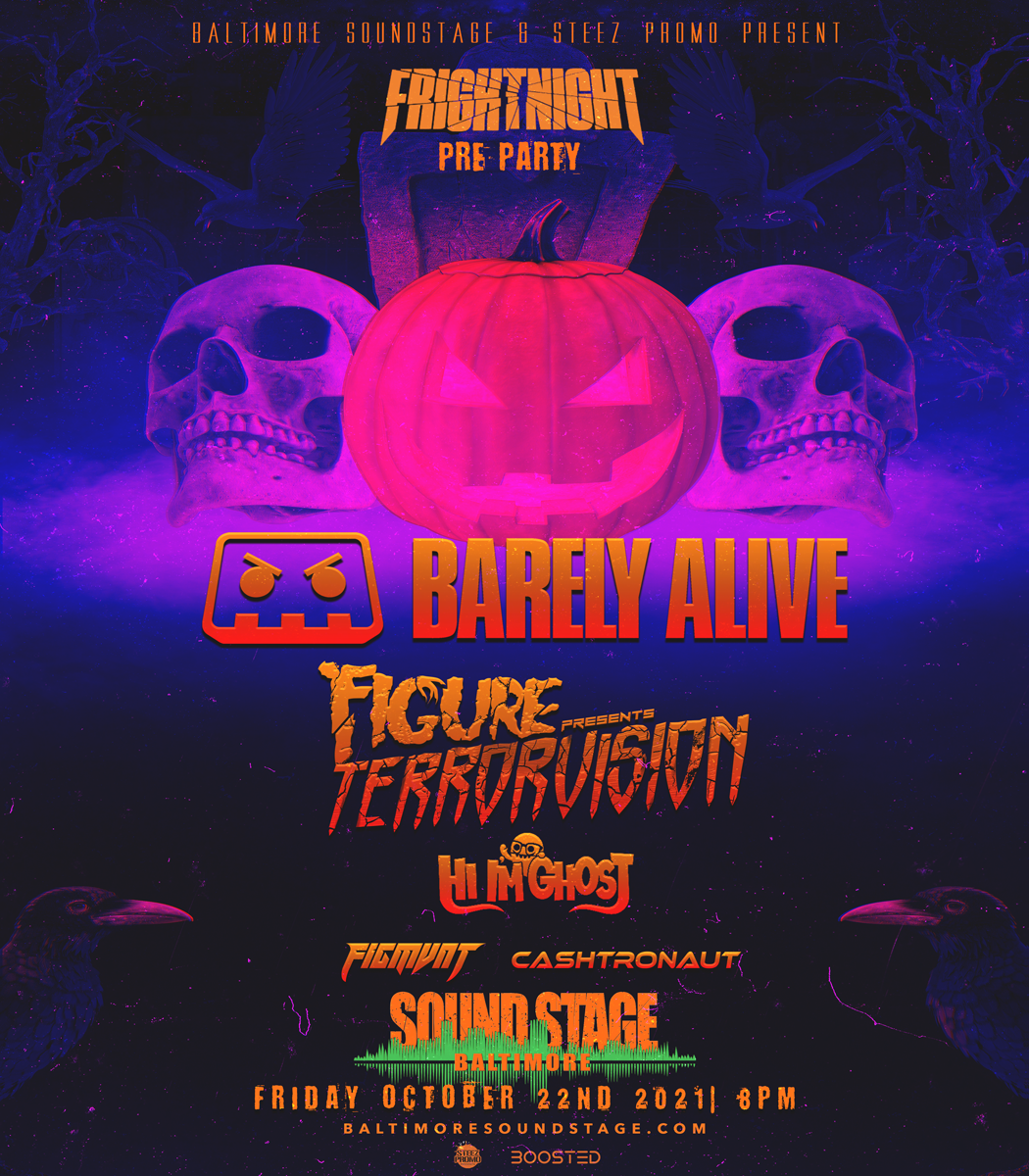 Official Fright Night Massive Pre Party feat. Barely Alive, Figure, &amp; more!