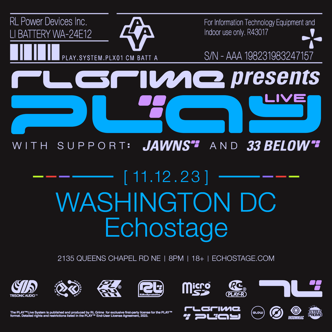 RL Grime Presents: PLAYLive - Washington DC