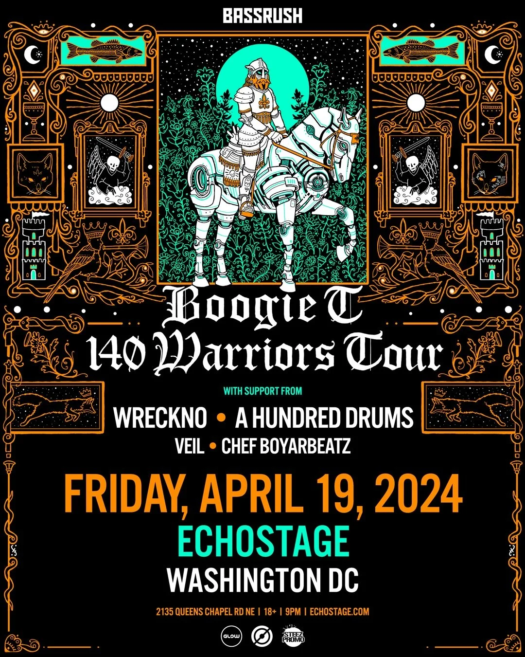 Bassrush presents Boogie T: '140 Warriors' Tour - Washington DC