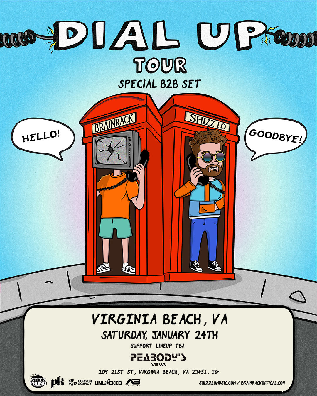 Dial Up Tour - Brainrack x Shizz Lo - Virginia Beach