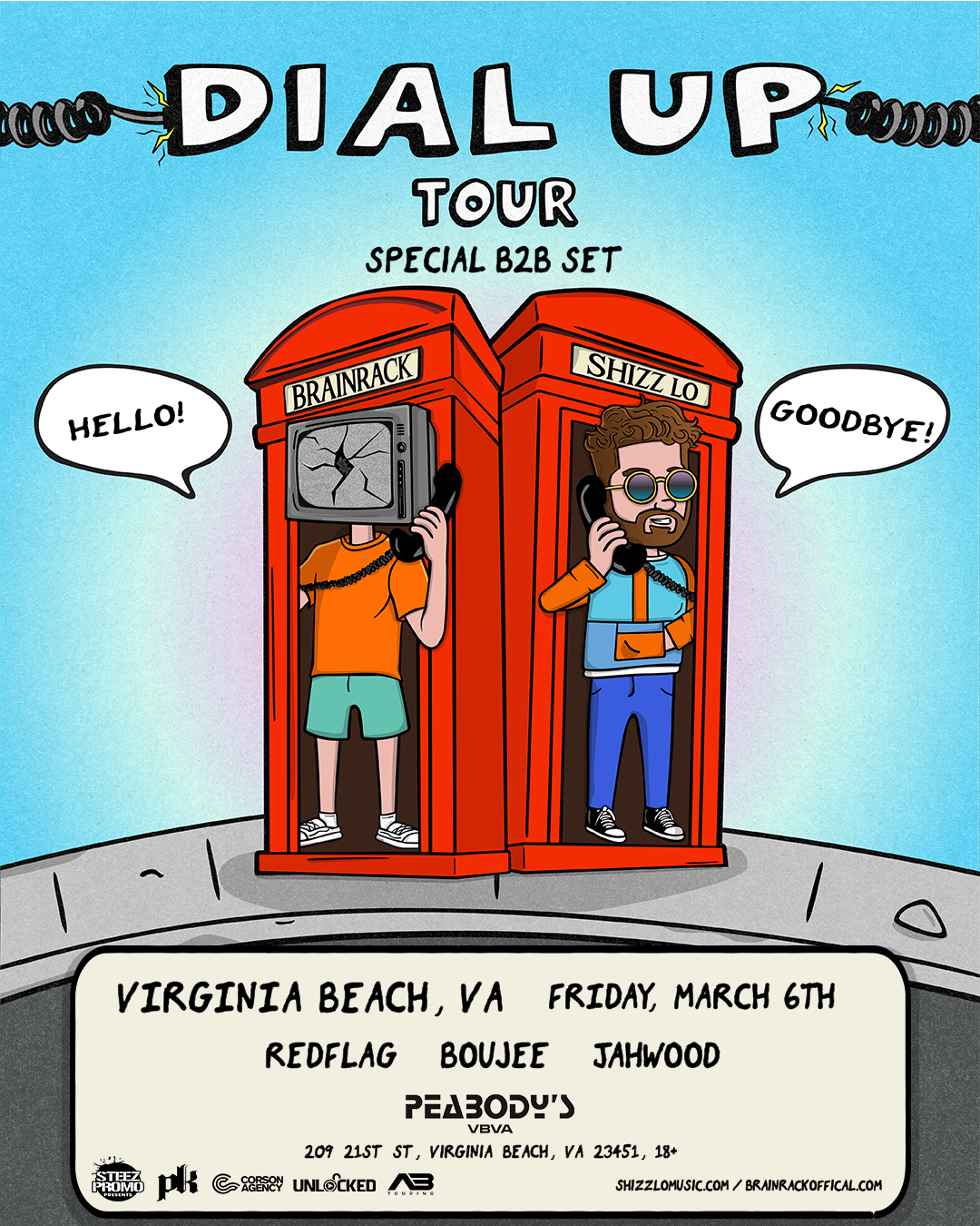 (POSTPONED - NEW DATE) Dial Up Tour - Brainrack x Shizz Lo - Virginia Beach