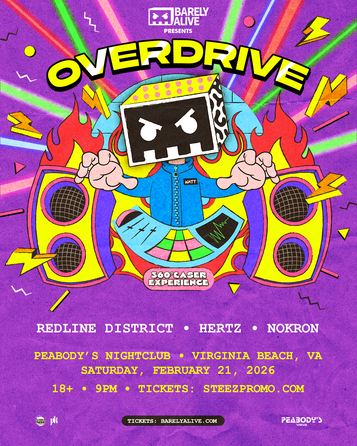 Barely Alive Presents: Overdrive 360° Set - Virginia Beach