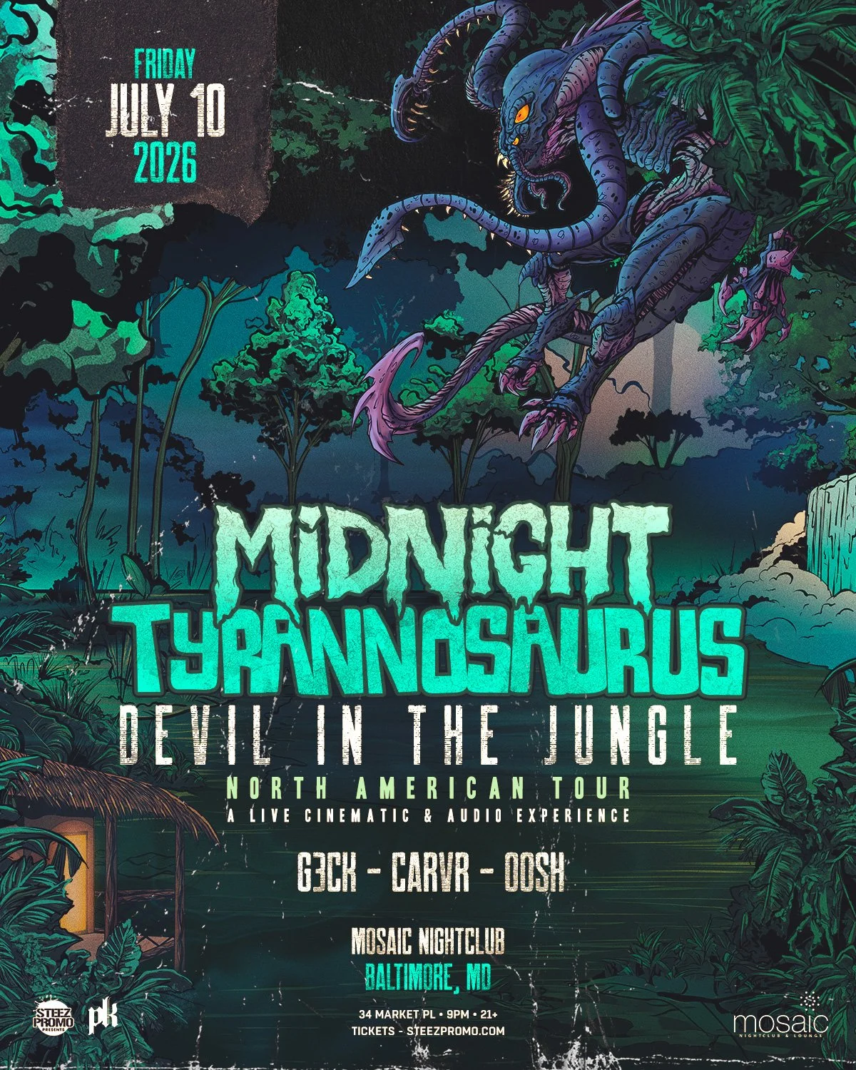 Midnight Tyrannosaurus - 'Devil In The Jungle' - Baltimore
