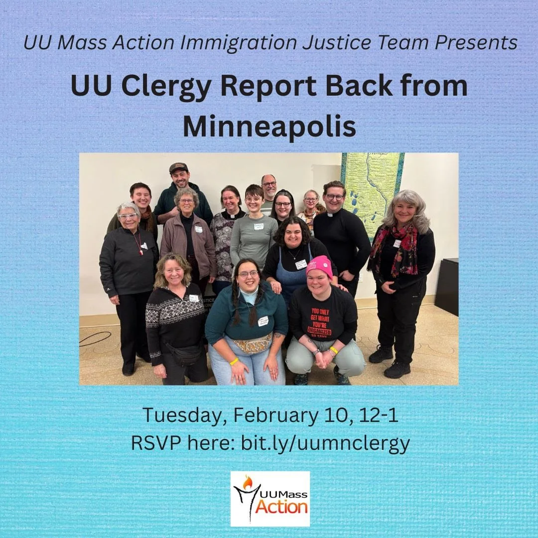 UU Clergy Report Back from Minneapolis: UU Immigration Team Meeting