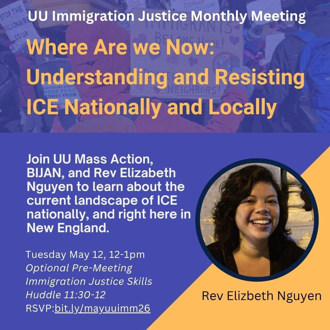 May UU Immigration Team Meeting