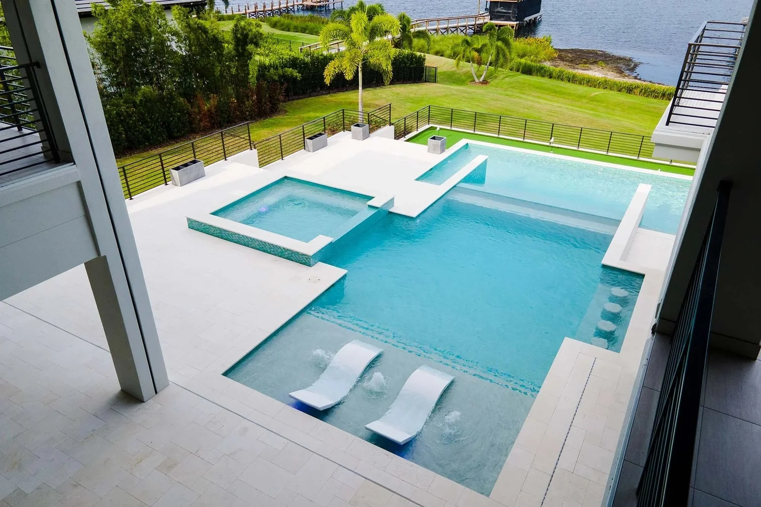 Thompson Pools & Spas completed pool installation