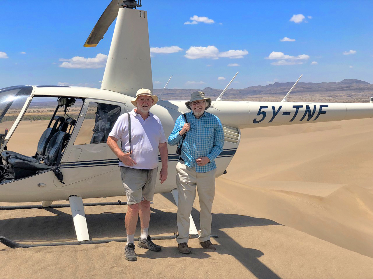 Bernie Owen (left) and Robin Renaut