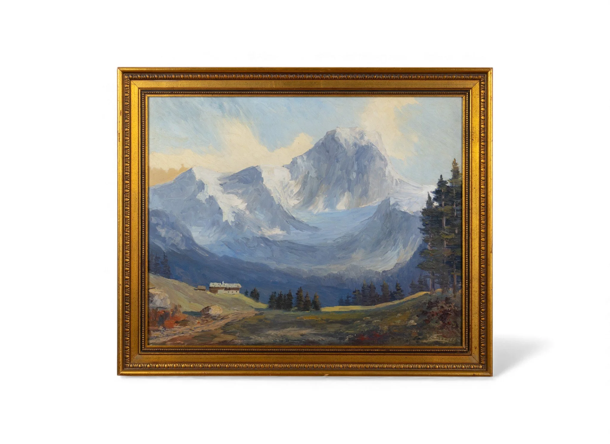 Emil Berger (1890-1979), View of Grossglockner Mountain (Hohe Tauern, Austria)