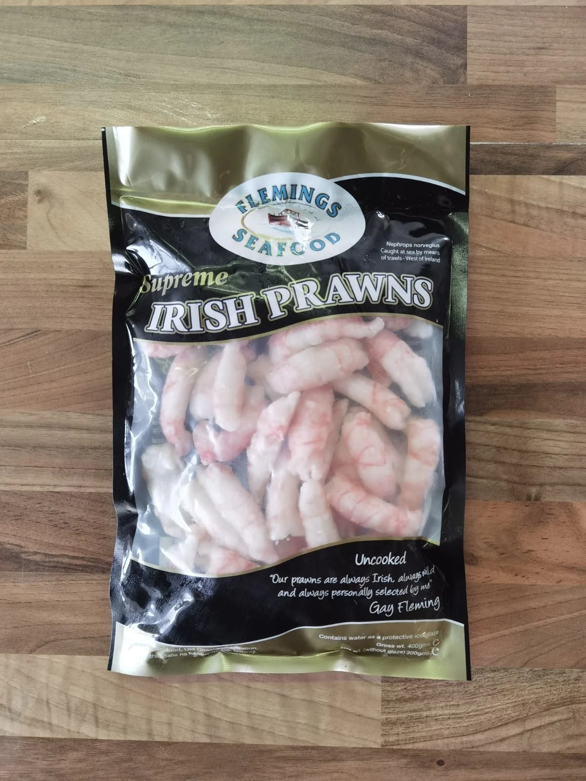 Flemings SUPREME Irish Prawns - 400g