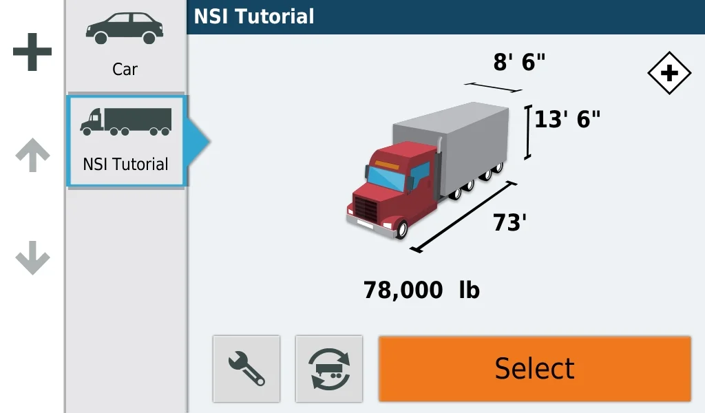 16. As you can see, our new profile is done and we can now press Select .
