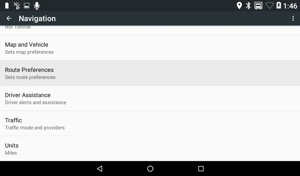 11. Under Route Preferences you can fix a common problem drivers have when accidently telling the device to never ask about toll routes. This is where you’ll go to enable toll routes again.