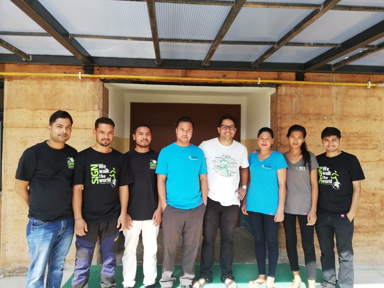 The SIGN Team at Bayalpata Hospital, pictured here in 2019