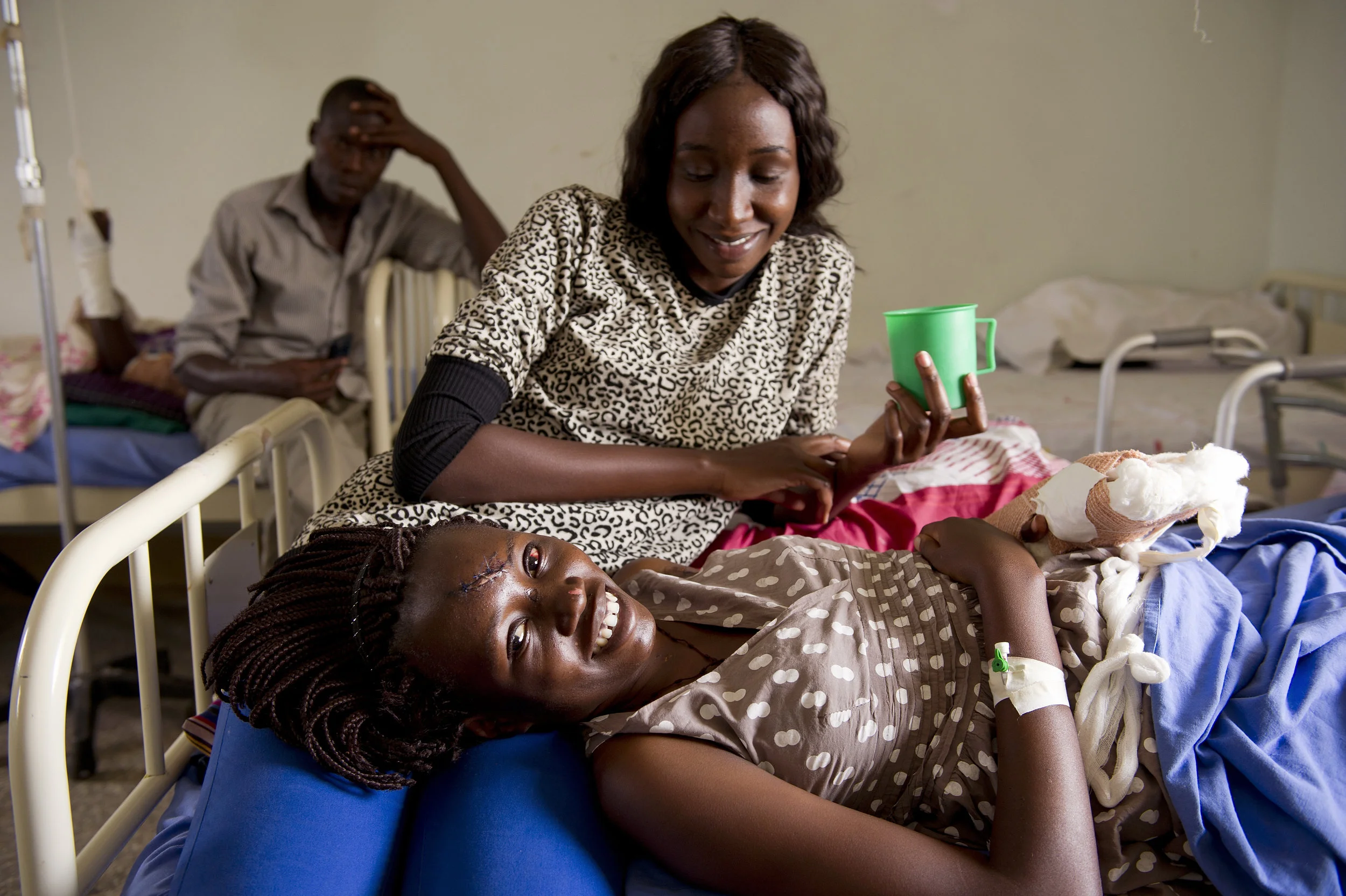 Juliet, 30, was traveling in a taxi when the driver lost control and crashed into a hotel. Her leg was broken and her fingers crushed in the accident. She was rushed to a local hospital and transferred to Kumi Orthopaedic Center the next day. “When I saw the x-ray and I saw my femur was broken, I was worried that I couldn’t walk again,” Juliet recalls. “I thought they would either amputate my leg or when I recover I’ll walk while limping.” But her worries were calmed by Dr. John Ekure, who told her that a SIGN Nail was the ideal tool to treat her fractured femur. Dr. John performed SIGN Surgery, and Juliet was walking on crutches the following day. Juliet is grateful for the quick recovery that SIGN Surgery enables. “I have one daughter,” she says. “Now that I can walk, I think we shall even start running together.”