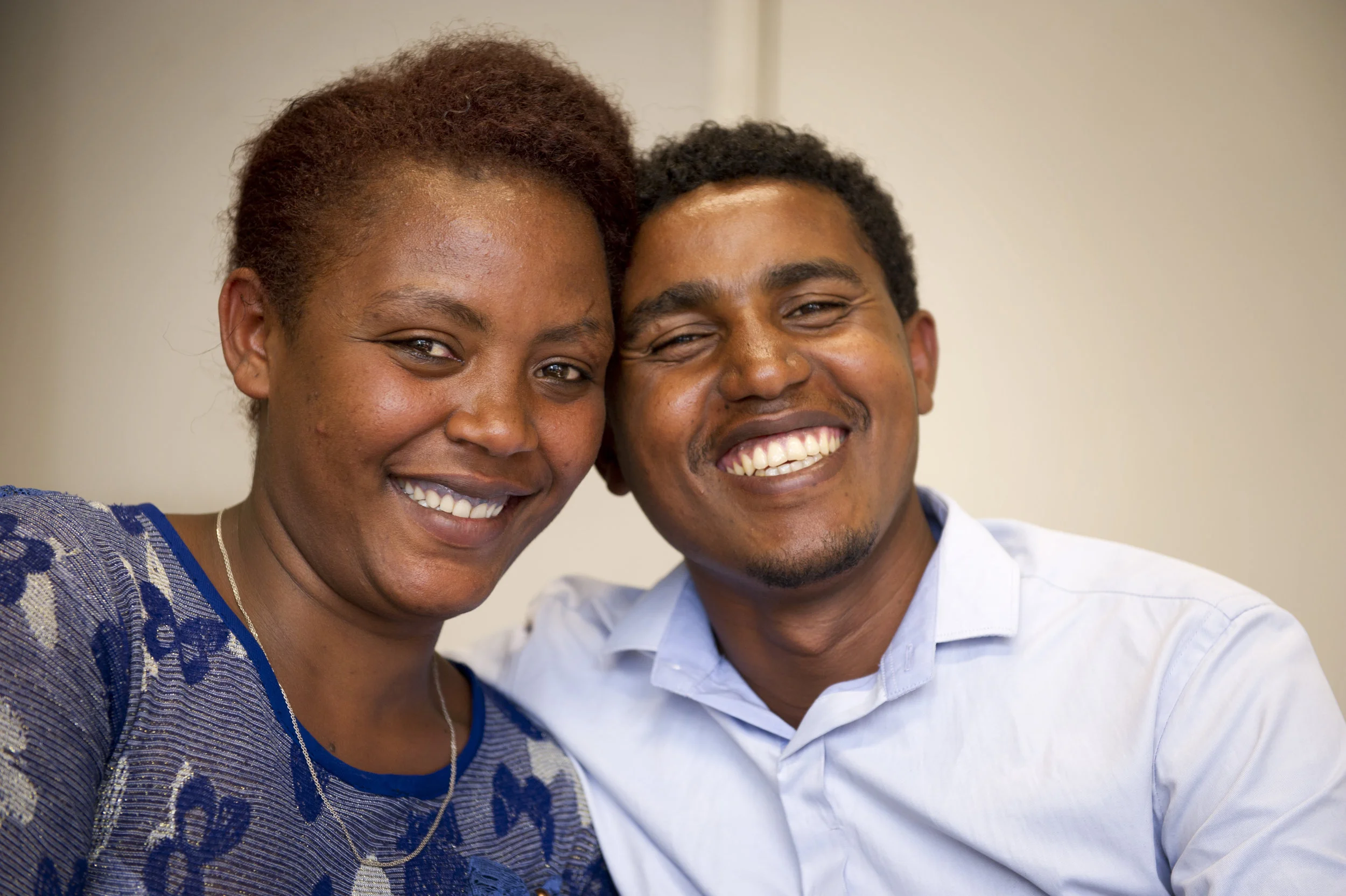 Dinka and Sifan had recently gotten engaged and were excited to share the news with their families. They boarded a mini-bus to their hometown of Ambo, Ethiopia, but two hours into the journey the bus collided with a delivery truck. Four people were killed in the crash, and Sifan and Dinka were rushed to the local hospital – but it was not equipped to deal with the severity of their injuries. The next day they were transferred to Black Lion Hospital in Addis Ababa, where SIGN Surgeons evaluated them. Dinka and Sifan each had a fractured femur, and they both received SIGN Surgery on the same day. As they waited for and recovered from their surgery, Dinka and Sifan were placed on different wards, but the hospital residents took notes back and forth so the young couple could stay in contact. Their injuries have fully healed, and they are excited to begin their lifelong journey together!