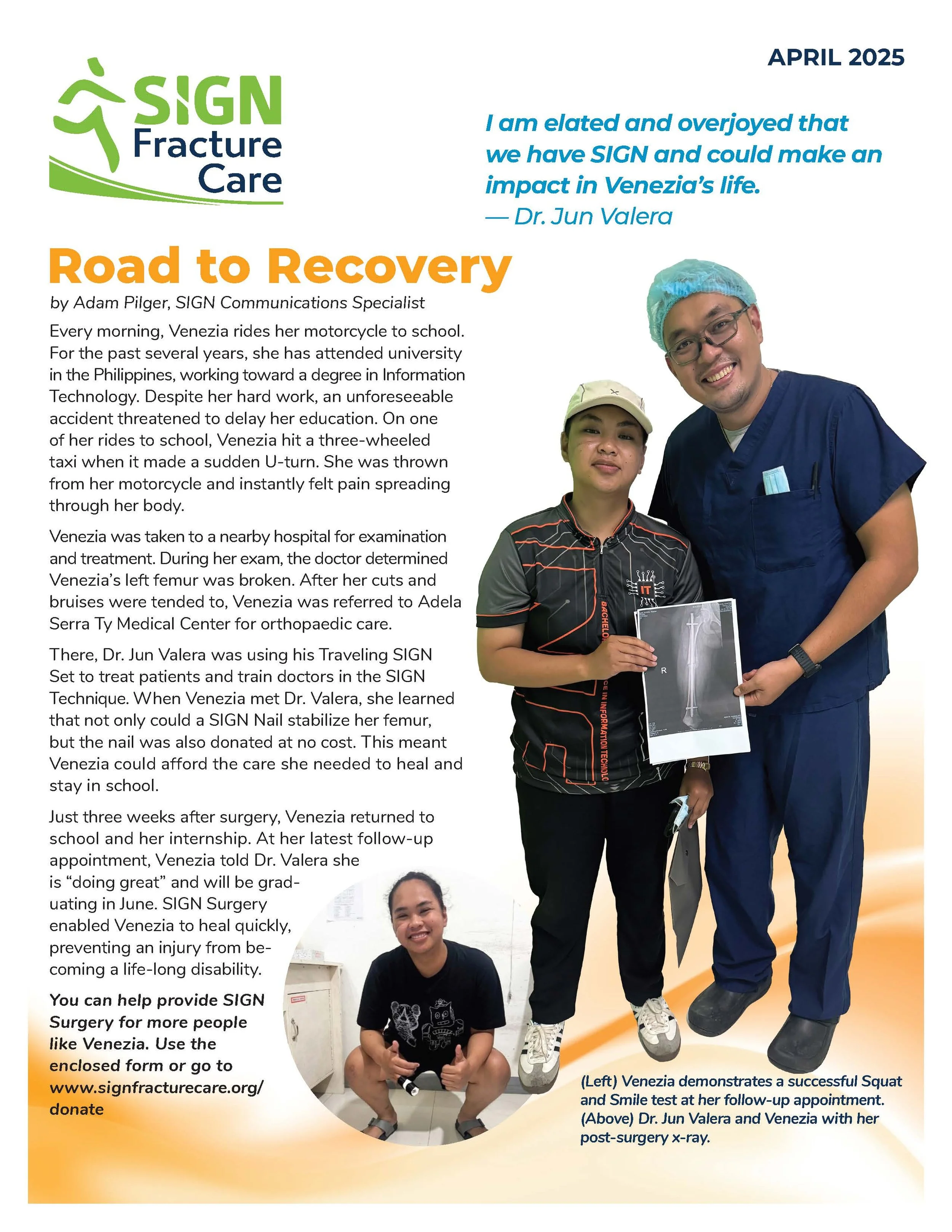 April 2025: Road to Recovery