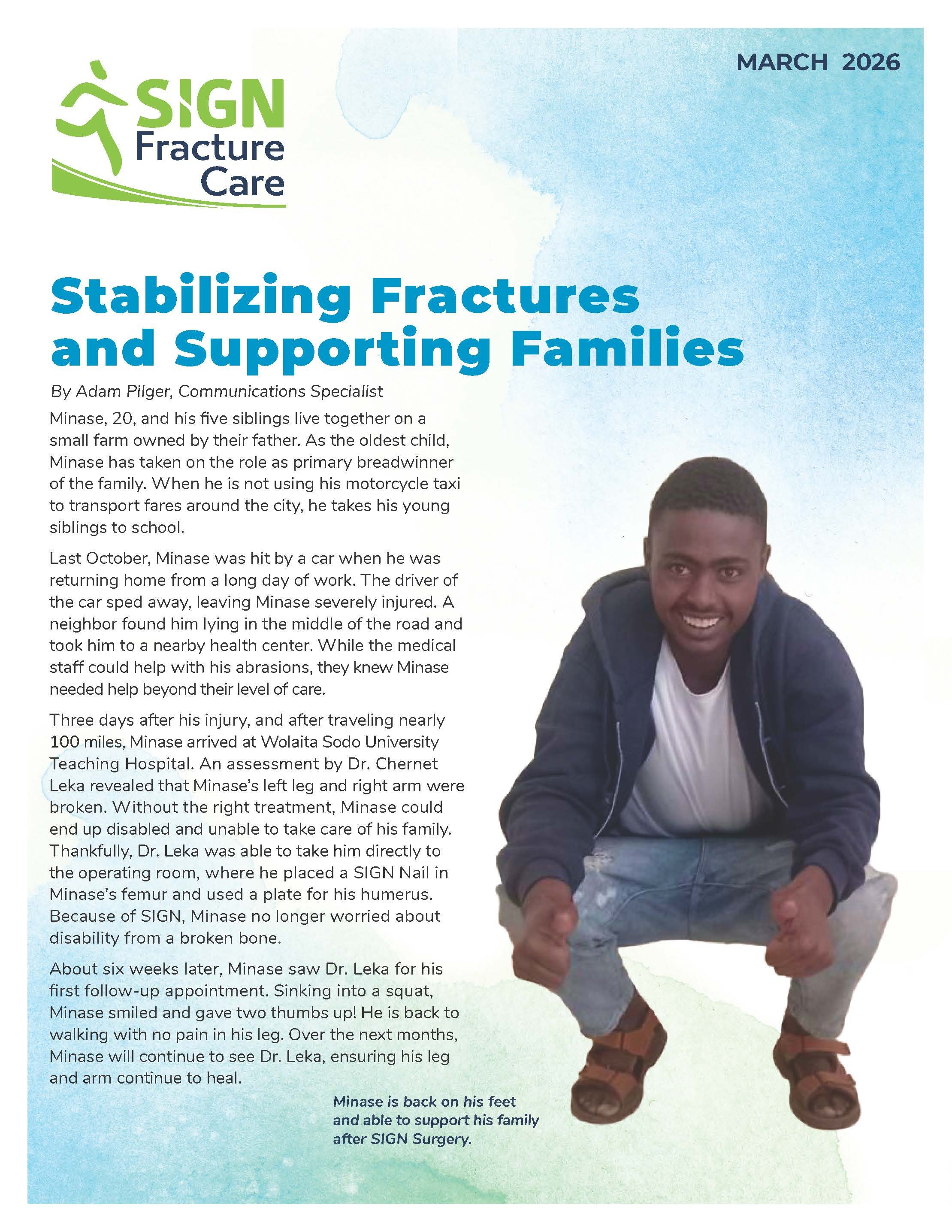 March 2026: Stabilizing Fractures and Supporting Families