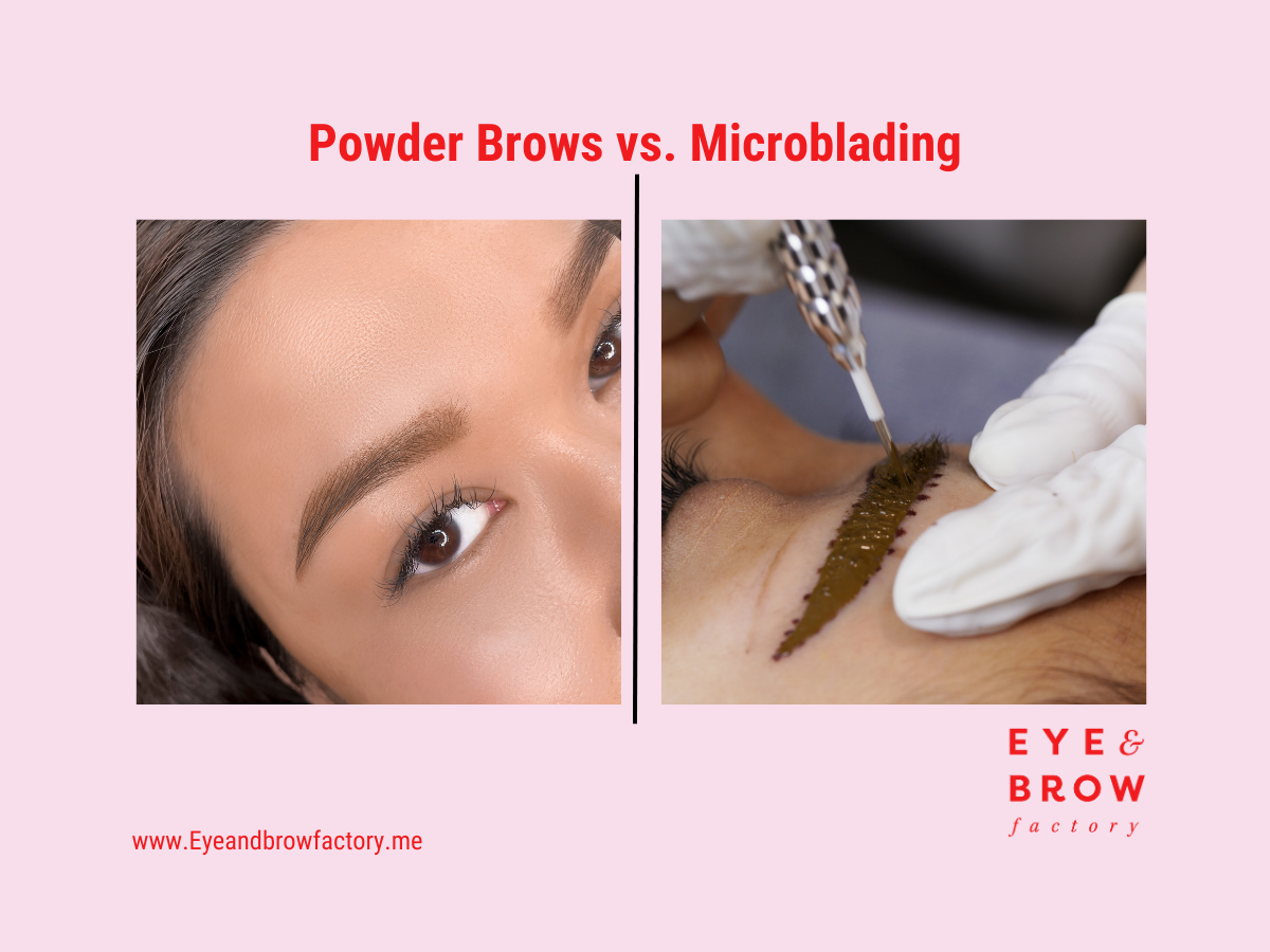 Powder Brows vs. Microblading