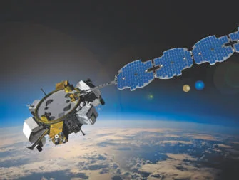Northrop Grumman Innovation Systems’ ESPAStar can accommodate as many as six payloads that remain on the ring, 12 payloads that detach or some combination of the two. Credit: Northrop Grumman Innovation Systems