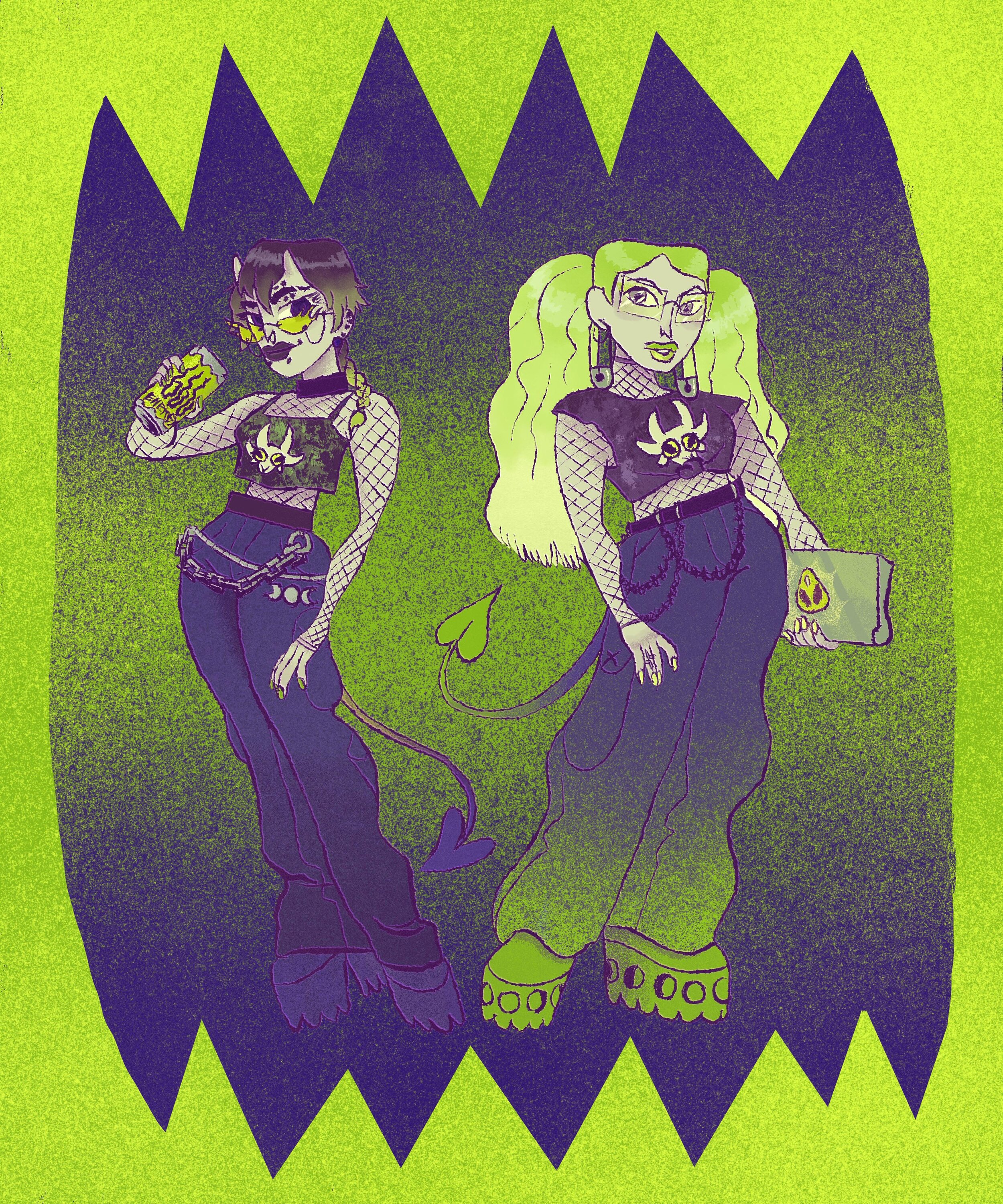 Demon Fashion Girls (personal work)