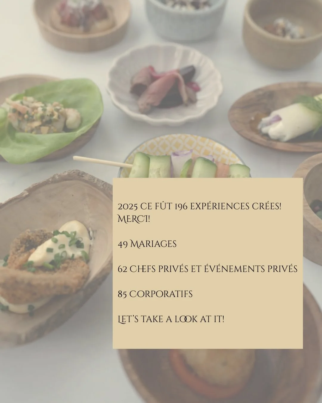 &Agrave; notre tour de vous faire un petit r&eacute;capitulatif 2025 parce que 🥵 🤩 😮 💥 🥳 

Merci &agrave; toute notre &eacute;quipe, fournisseurs, partenaires qui ont rendus cette ann&eacute;e m&eacute;morable!

&Agrave; celle-ci, avec concision