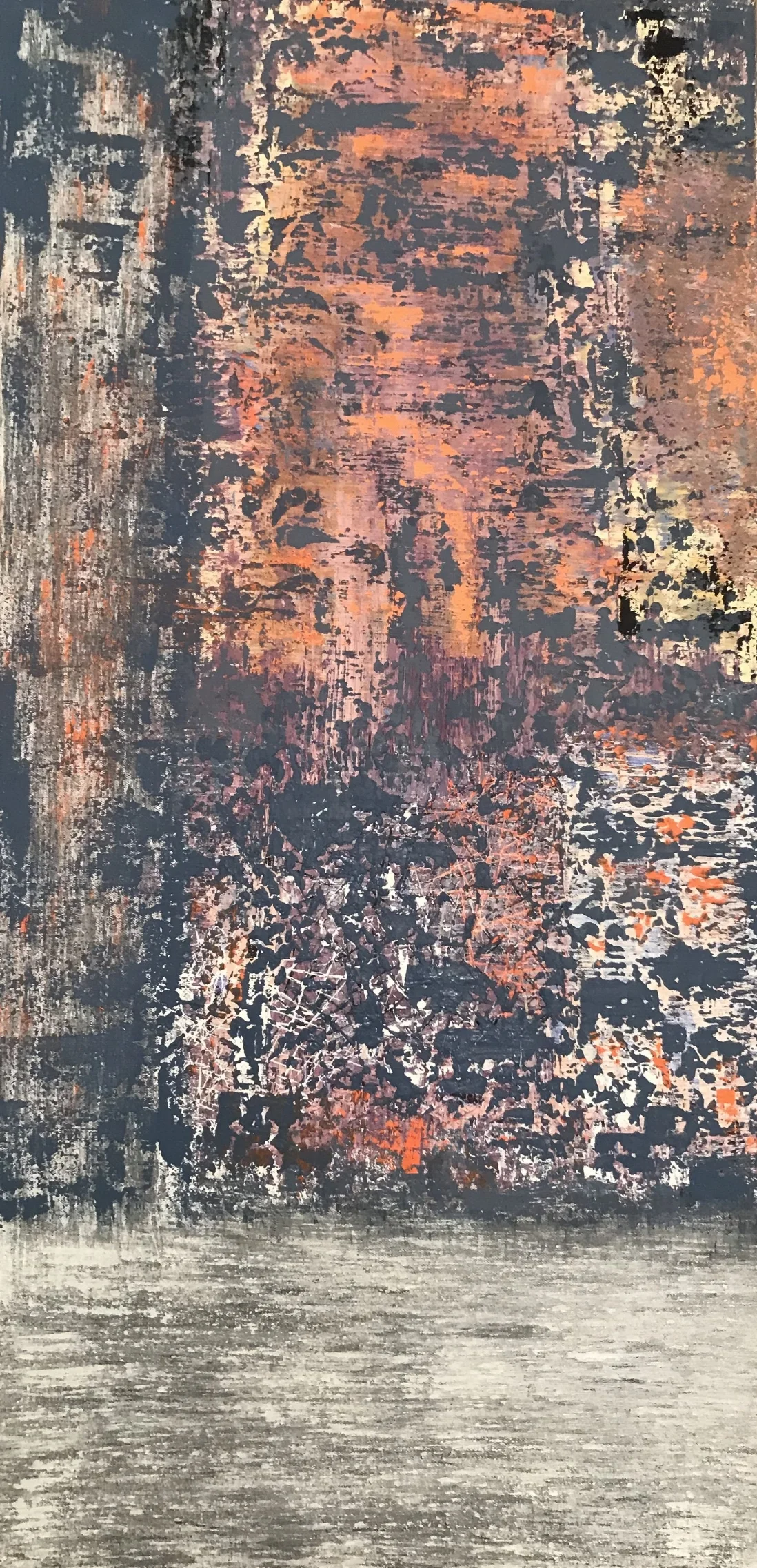  "Avant-mysterious", Acrylic on canvas , 50 x 100 