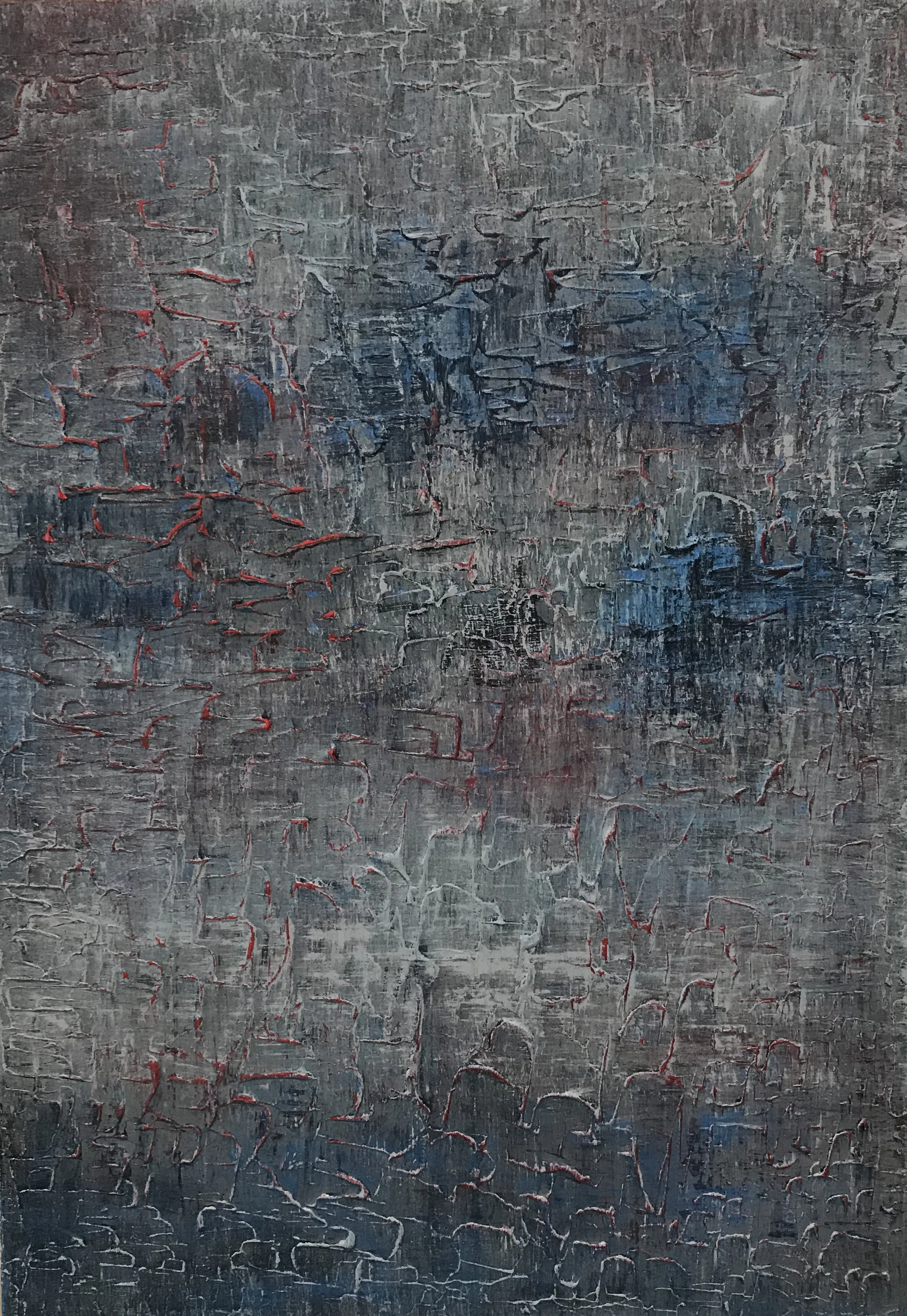  "Plain", Acrylic on canvas , 81 x 116 , 2018 