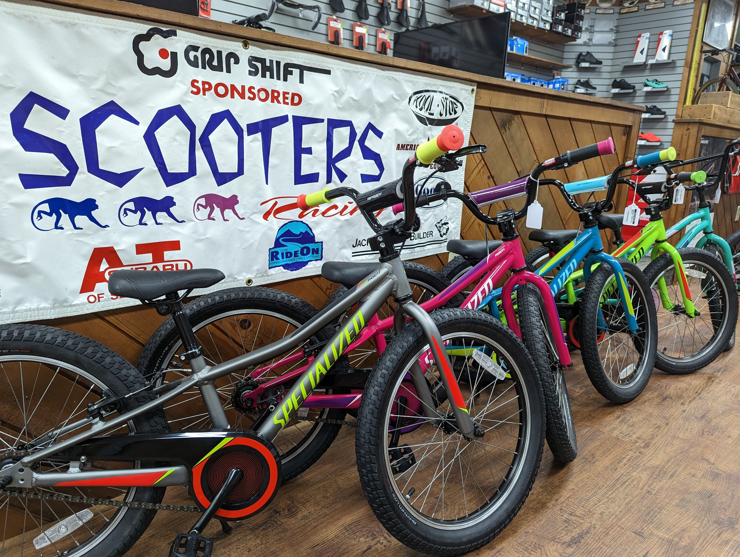 pengeoverførsel loop hundehvalp Current inventory — Scooter's Bike Shop