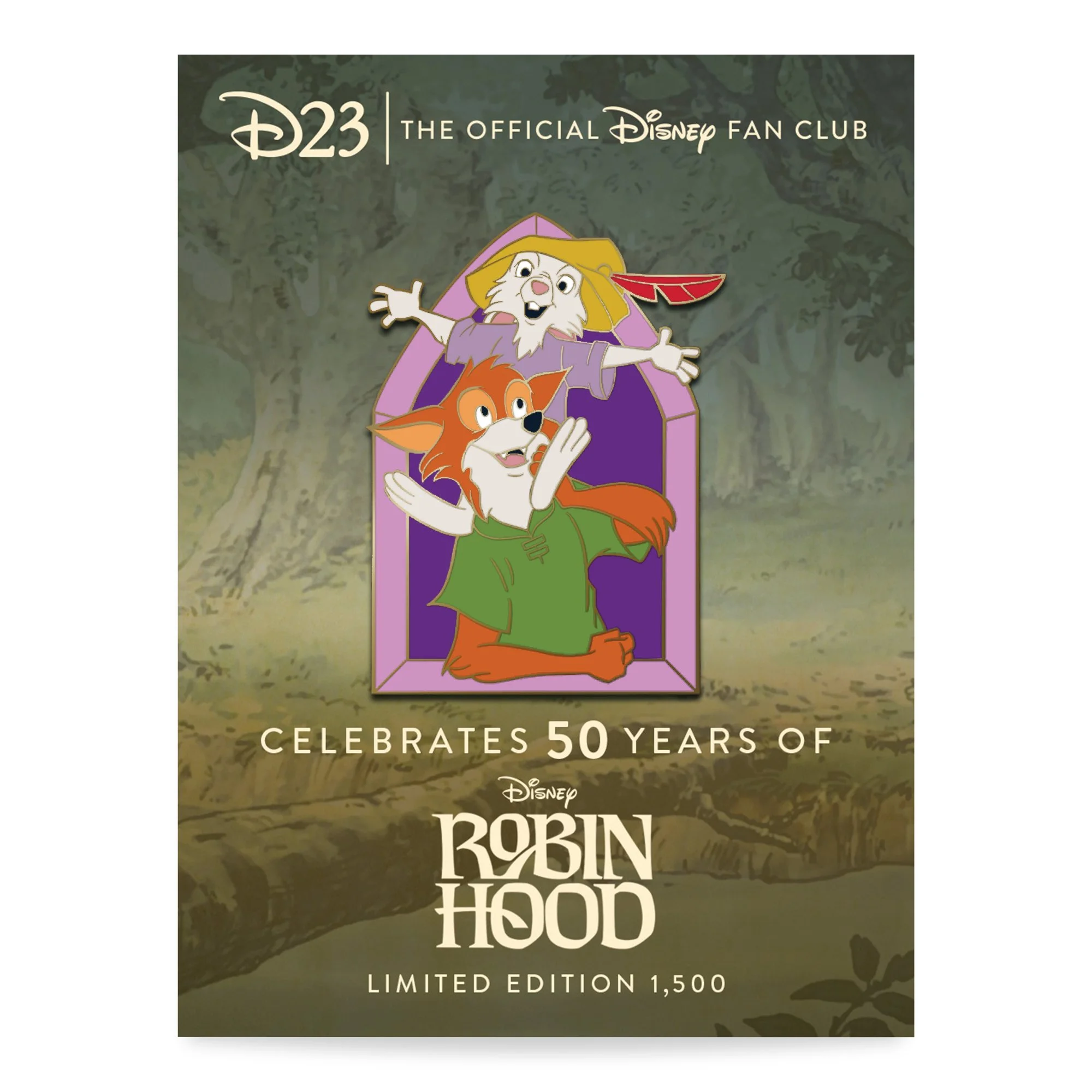 "Robin Hood" 50th Pin
