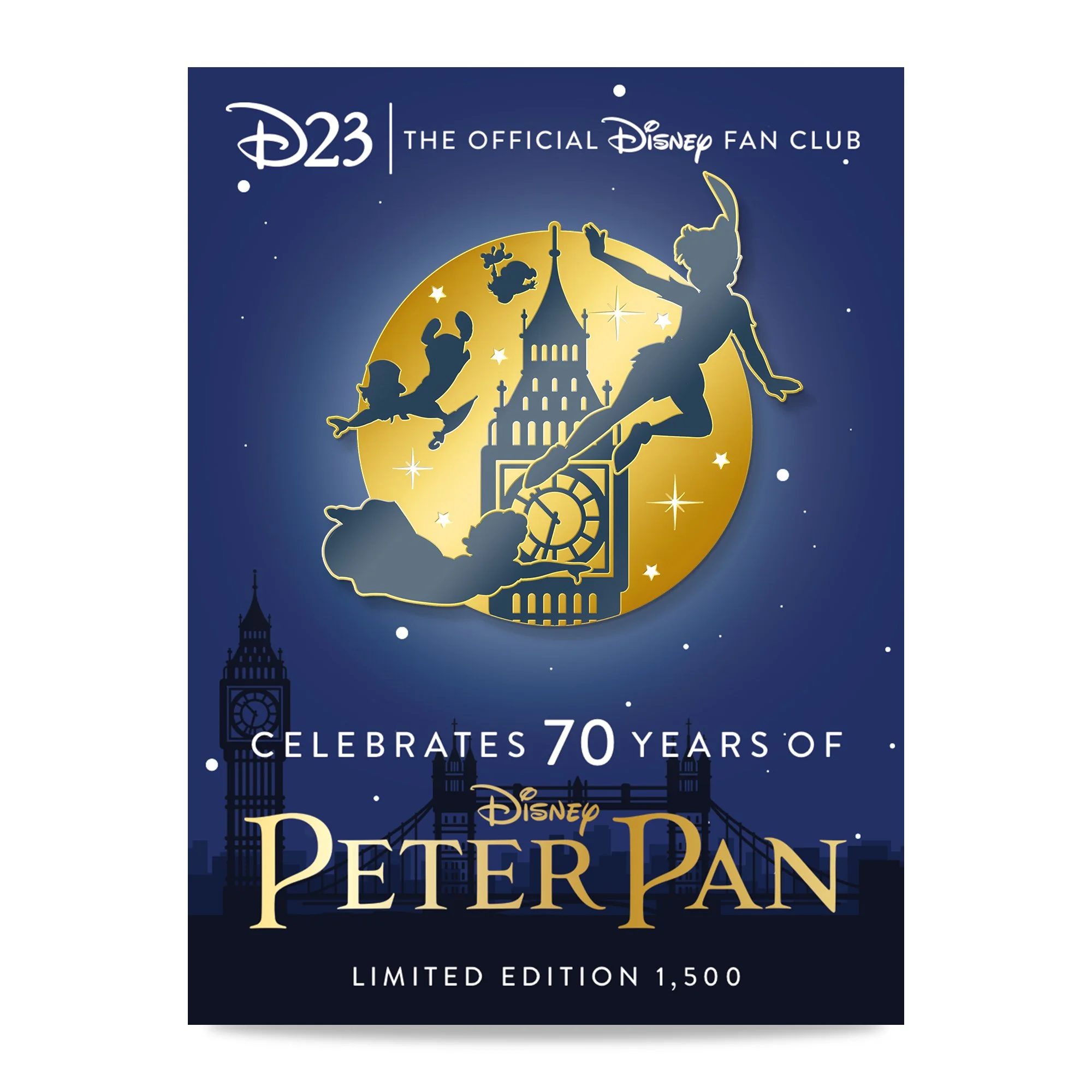 "Peter Pan" 70th Pin