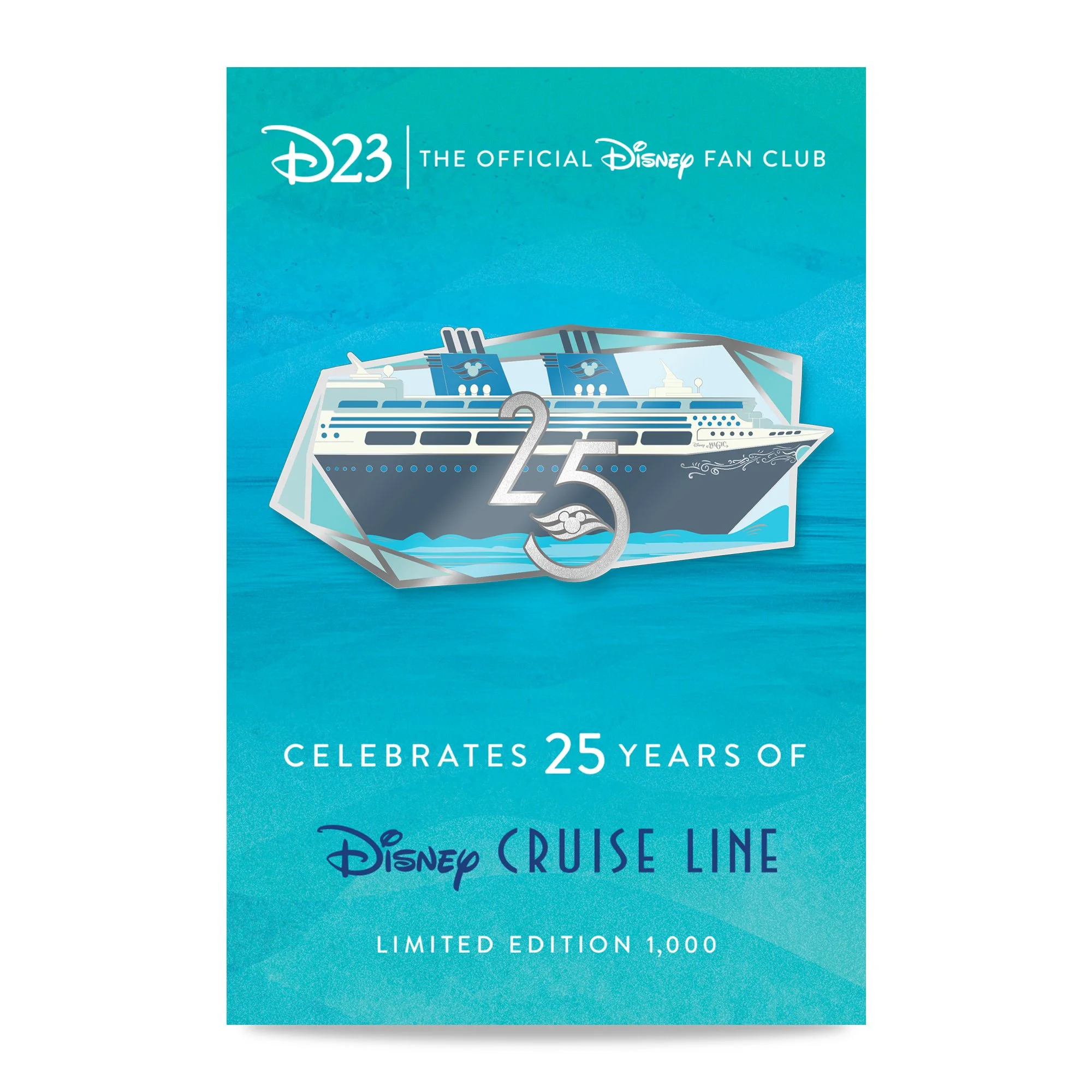 "Disney Cruise Line" 25th Pin