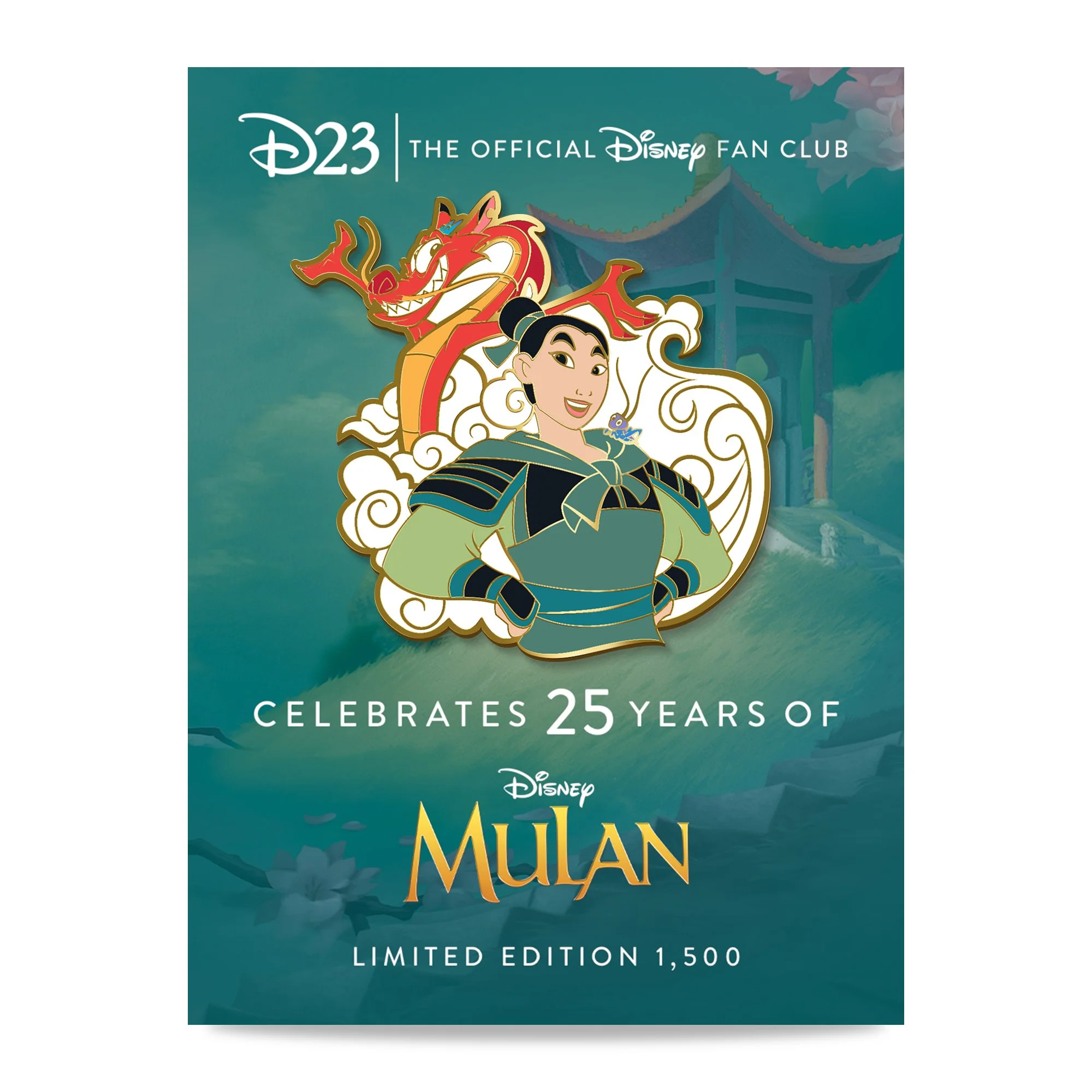 "Mulan" 25th Pin