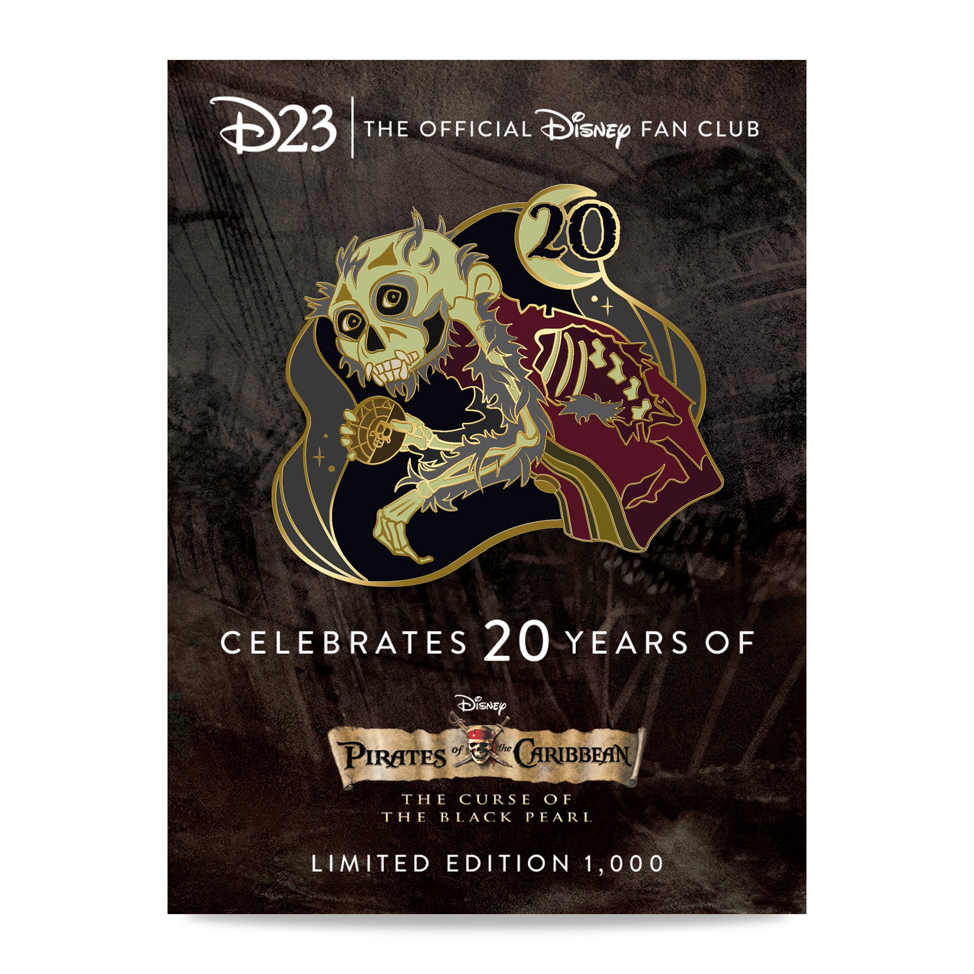 "Pirates of the Caribbean: The Curse of the Black Pearl" 20th Pin