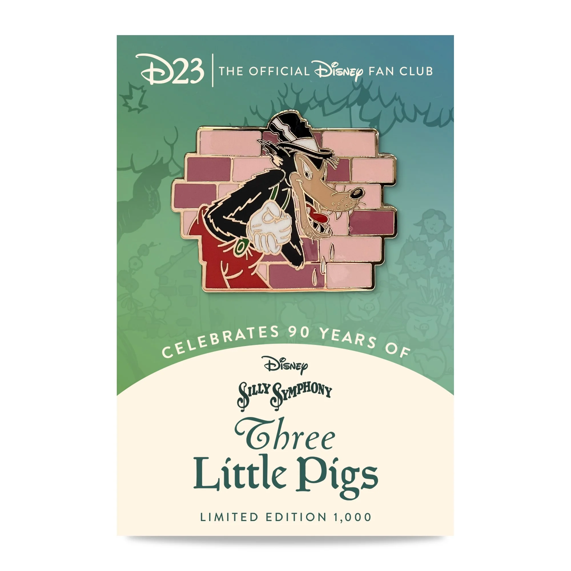 "Three Little Pigs" 90th Pin