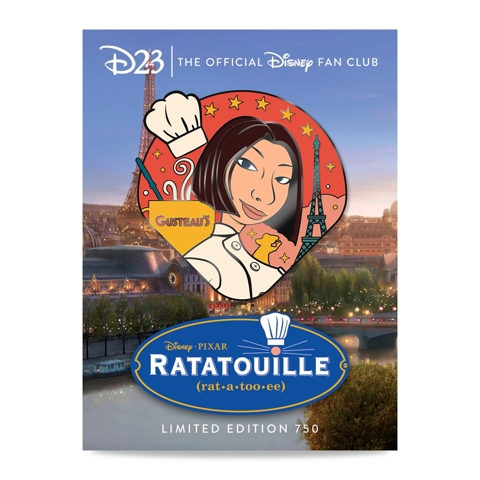 "Colette Tatou" Women of Pixar Pin