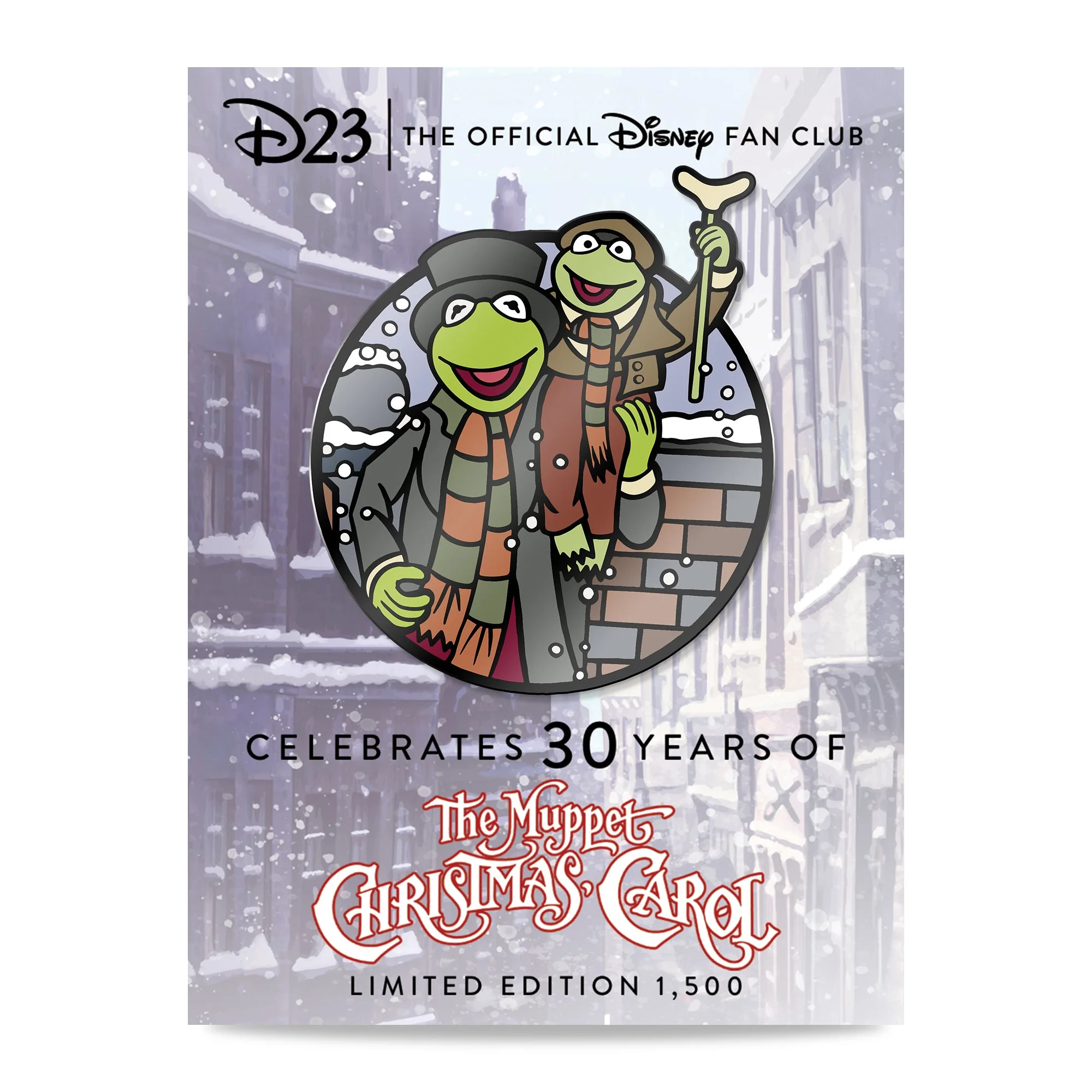 "The Muppet Christmas Carol" 30th Kermit &amp; Robin Pin