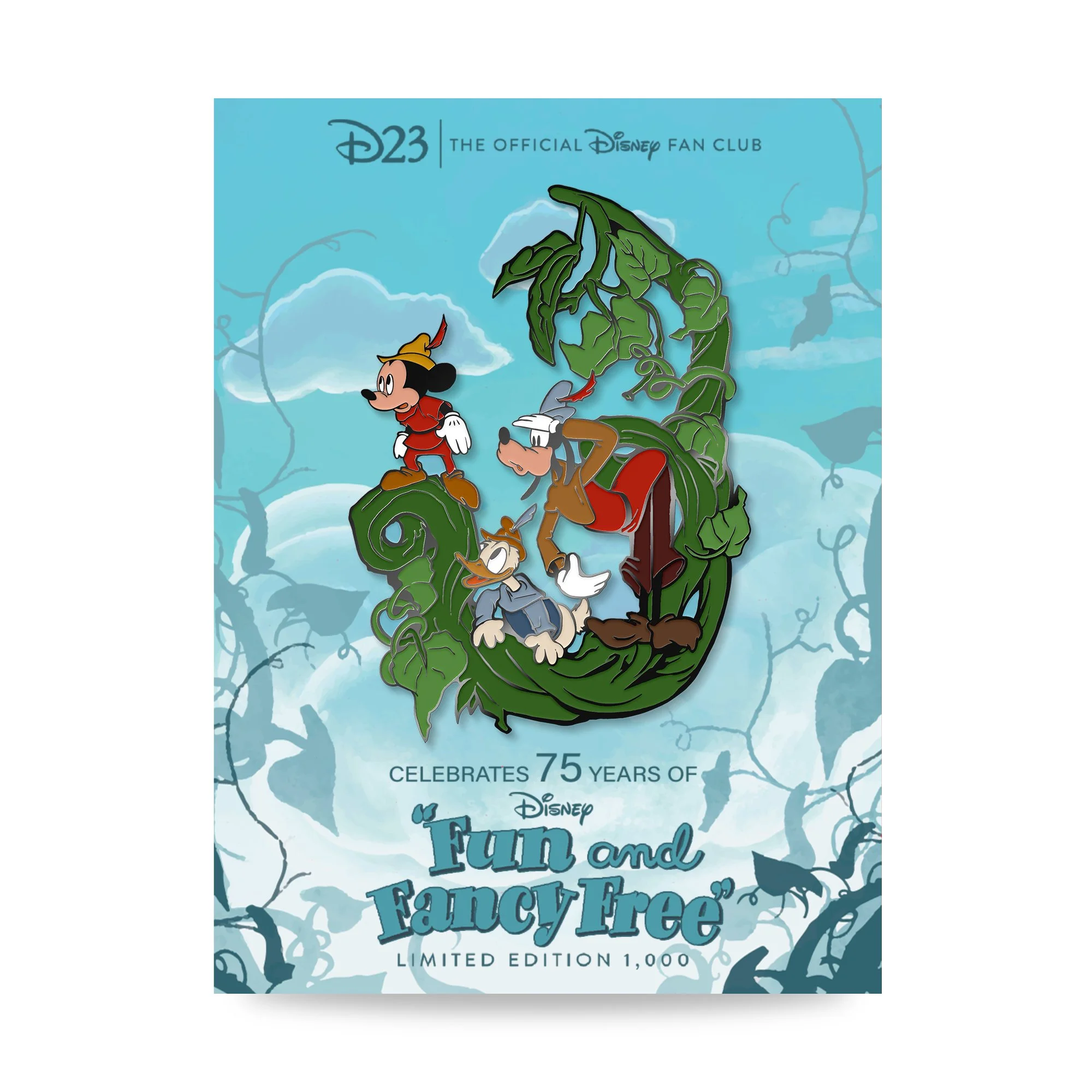 "Fun and Fancy Free" 75th Jumbo Pin