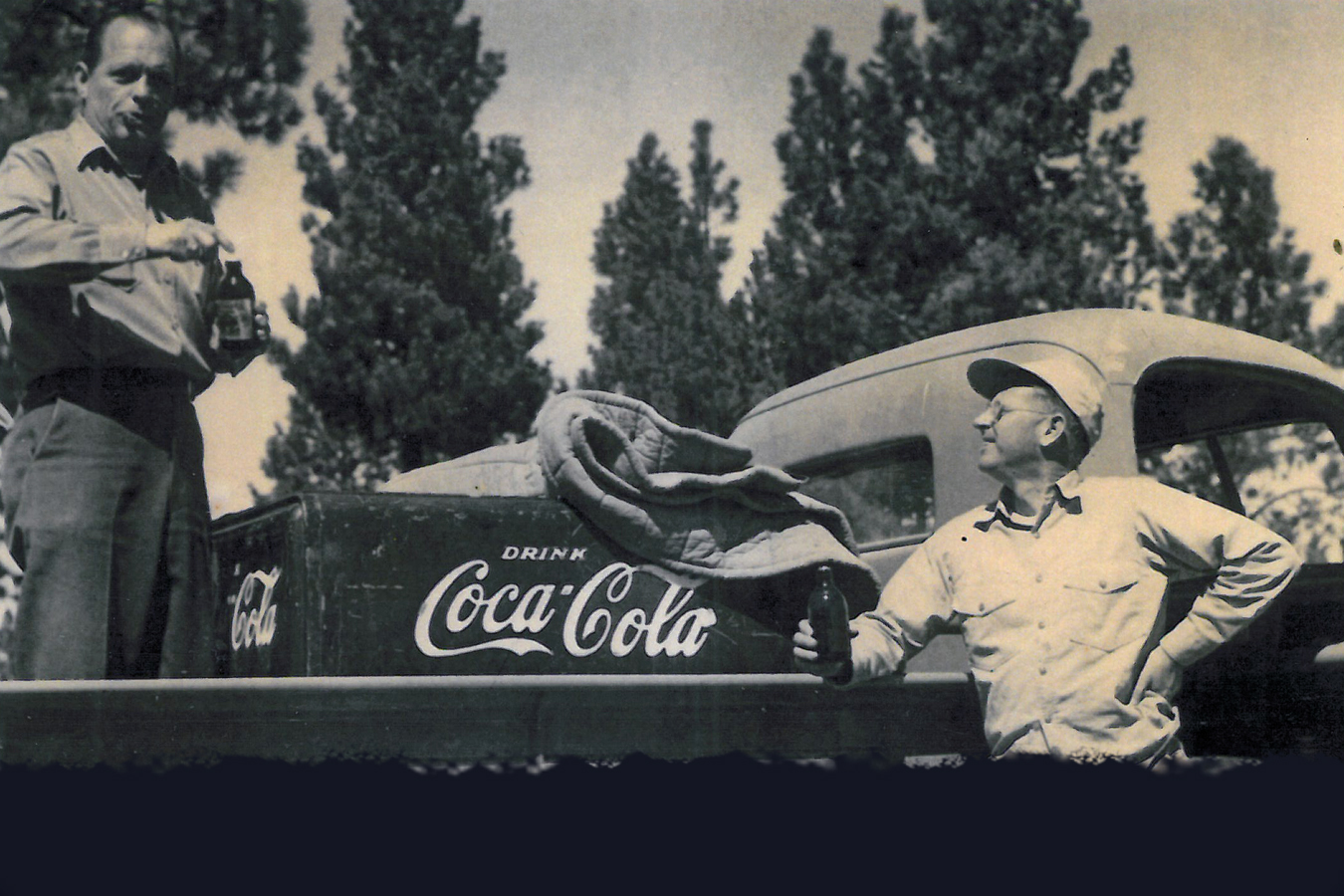 In appreciation of the grounds crew, members often delivered ice-cold Cokes on hot summer days.