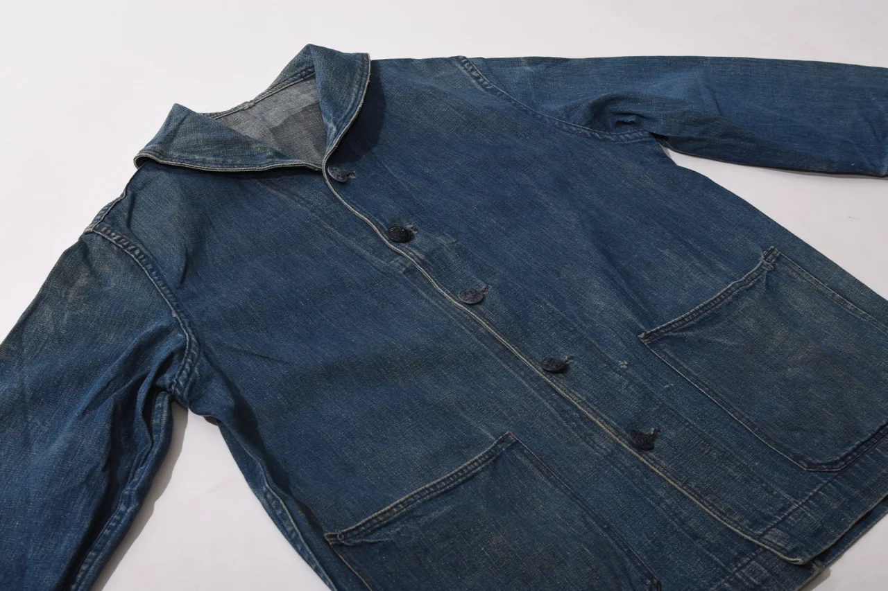 shawl collar denim jacket