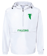Champion - Hooded Packable Quarter Zip Jacket - White.png