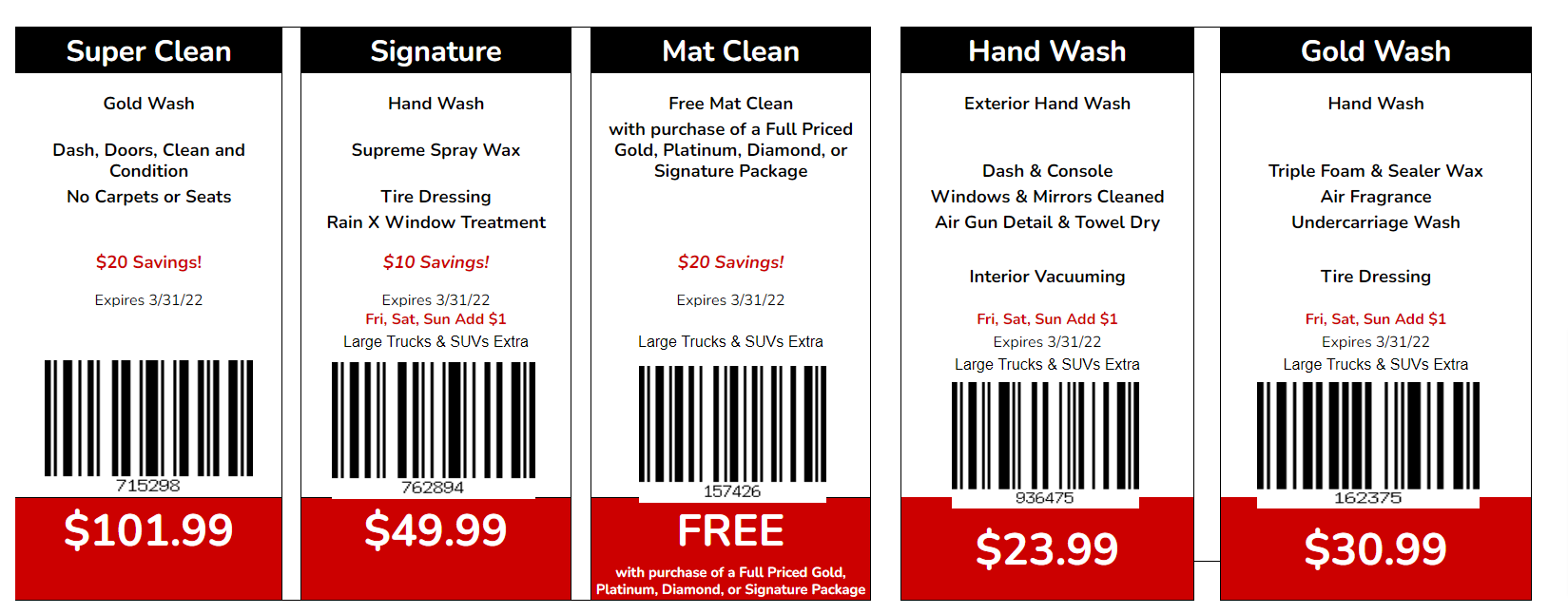 Email Coupons — Russell Fischer