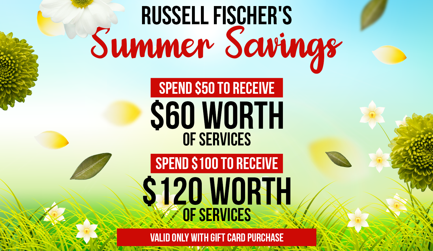 Email Coupons — Russell Fischer