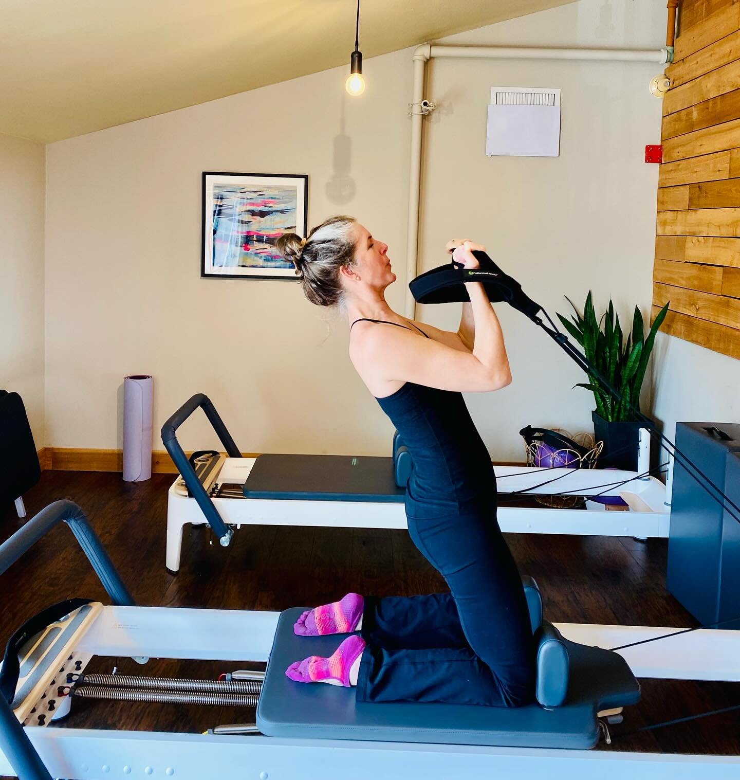 My client rocked this upper body, core exercise! Gorgeous. #pilateslife