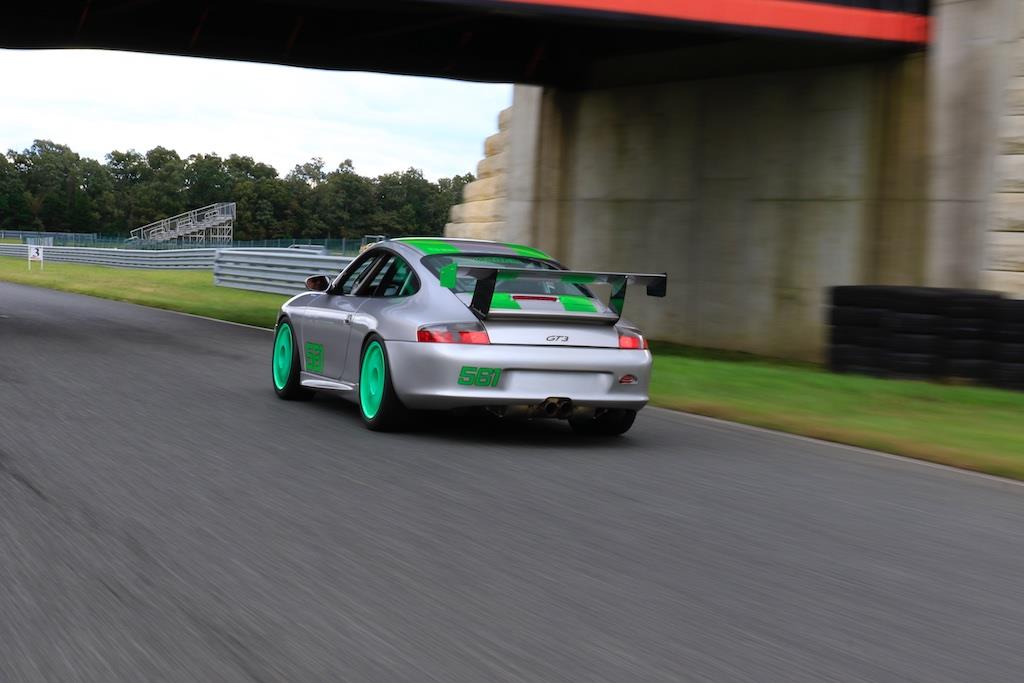 The Speed Social Porsche GT3 on track