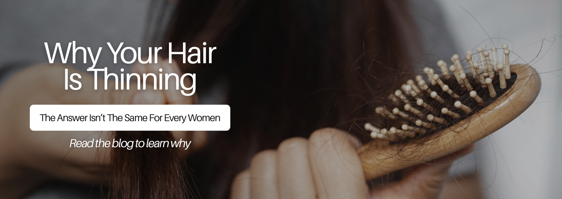 Why Your Hair Is Thinning And Why the Answer Isn't the Same for Every Woman