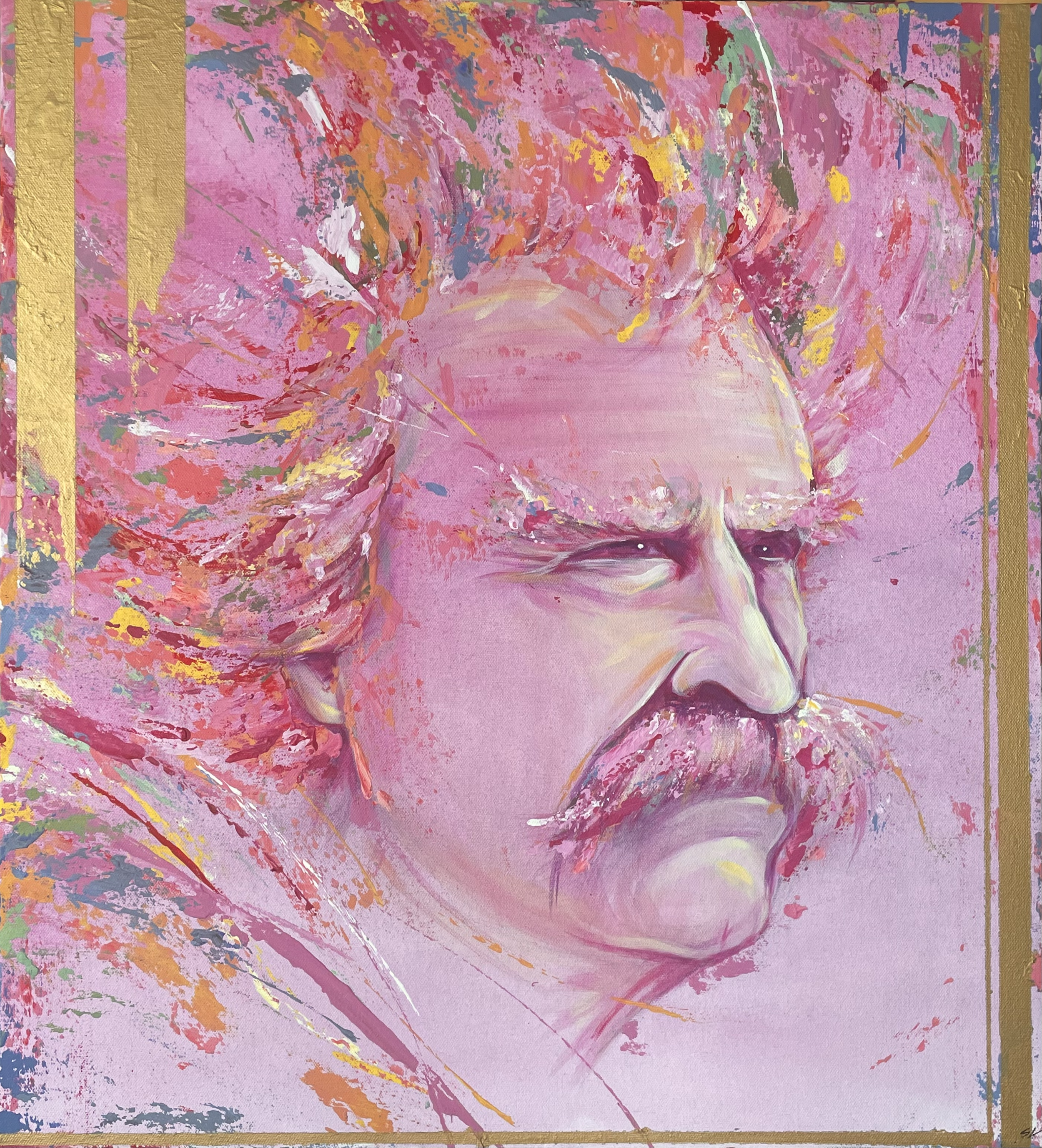 MARK TWAIN PORTRAIT, 2024