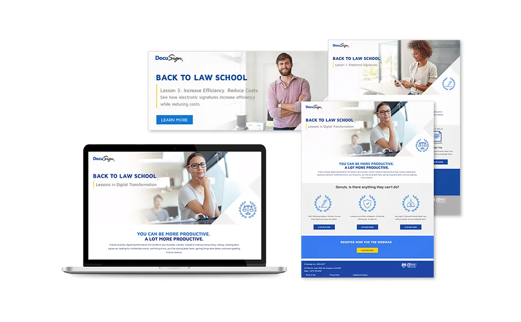 DocuSign Back to Law School Campaign