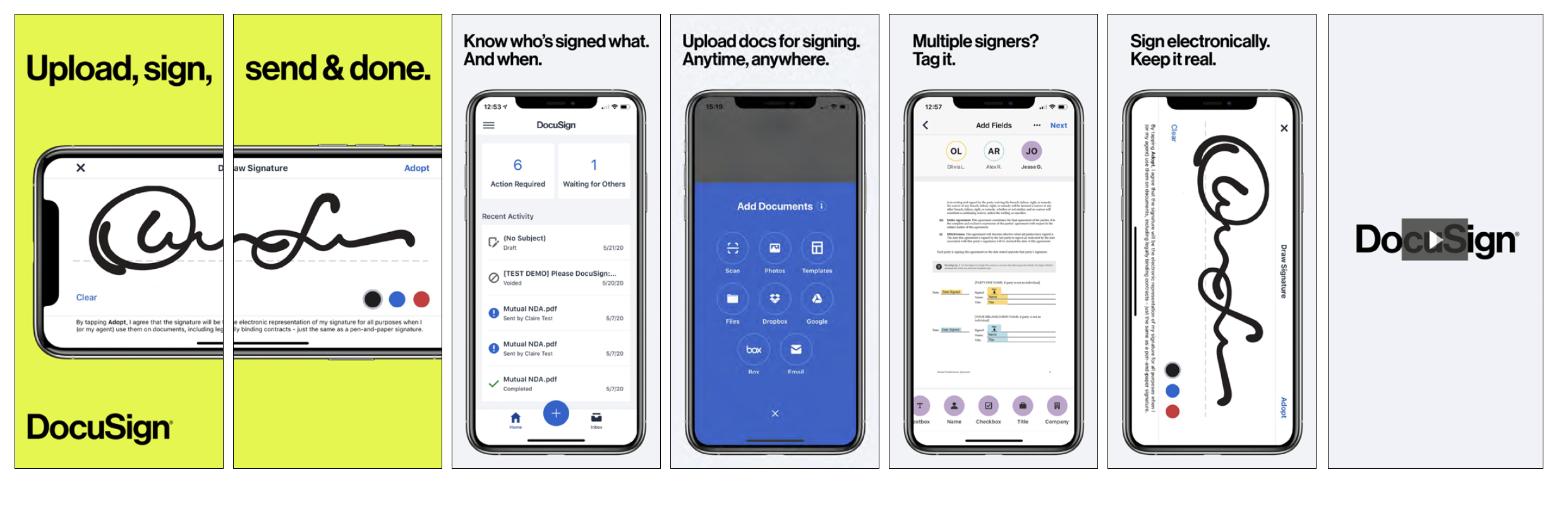 Updated app screenshots